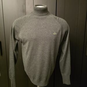 Lacoste Charcoal Turtleneck Sweater for Men